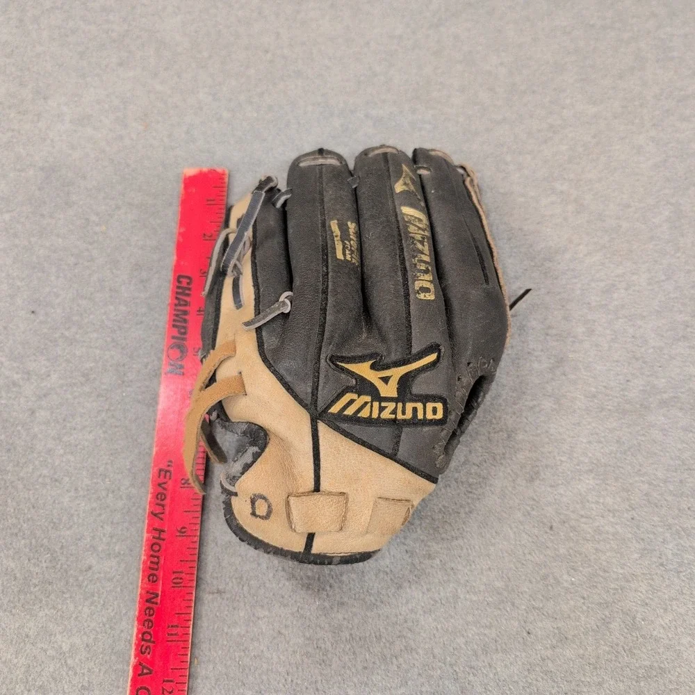 Mizuno Prospect PowerClose GPSP1075 Youth Baseball Glove Black/Tan RHT